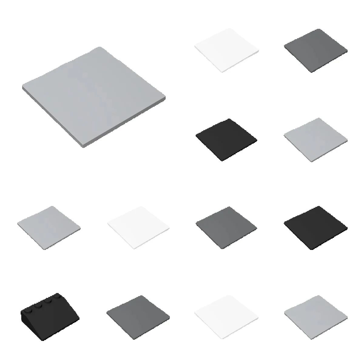 Ceramic Tile Blank - 10 pçs 10202 telha plana 6x6