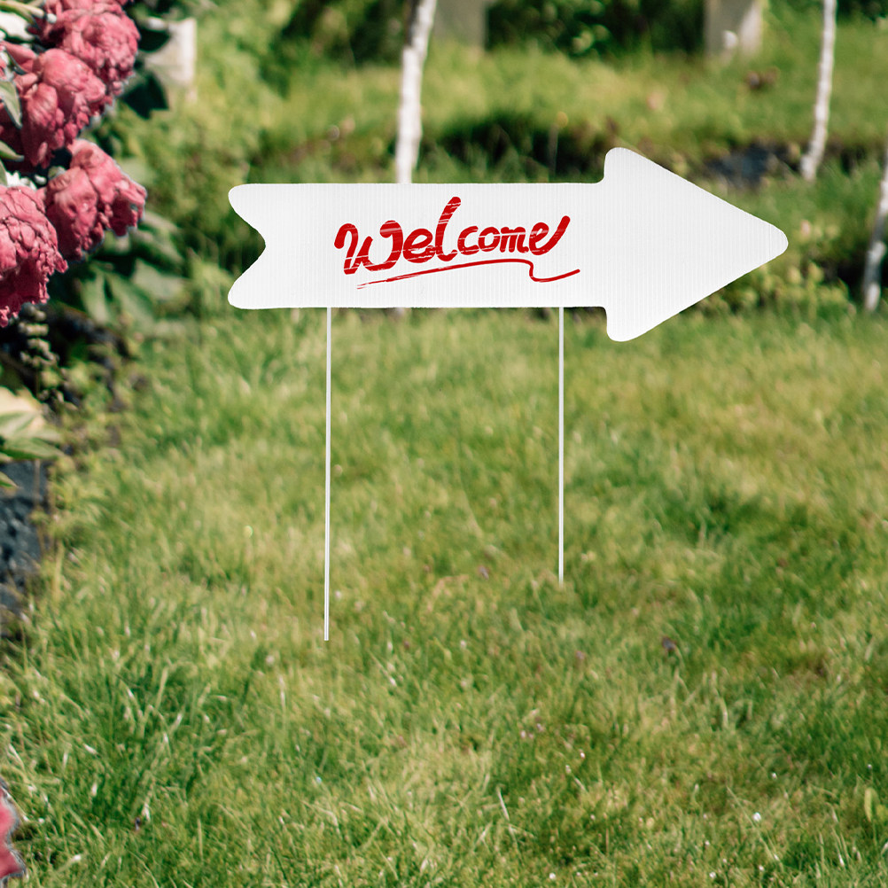 Yard Sign Blank - 2 unidades de placas de jardim