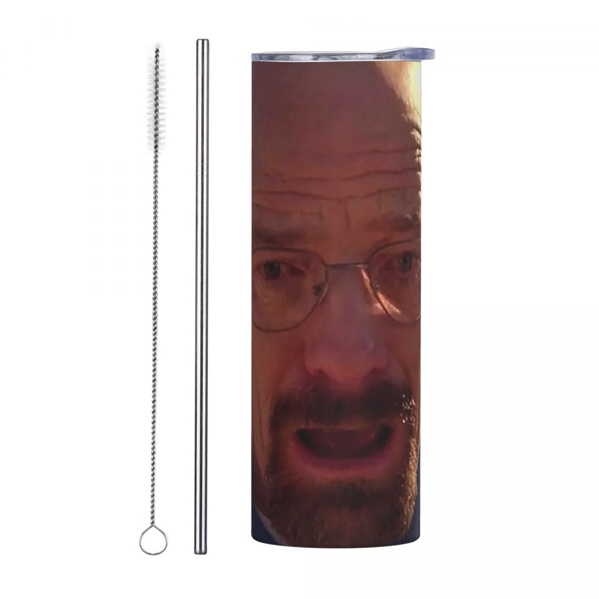 Tumbler 20Oz White - Copo Térmico Walter White Mem em
