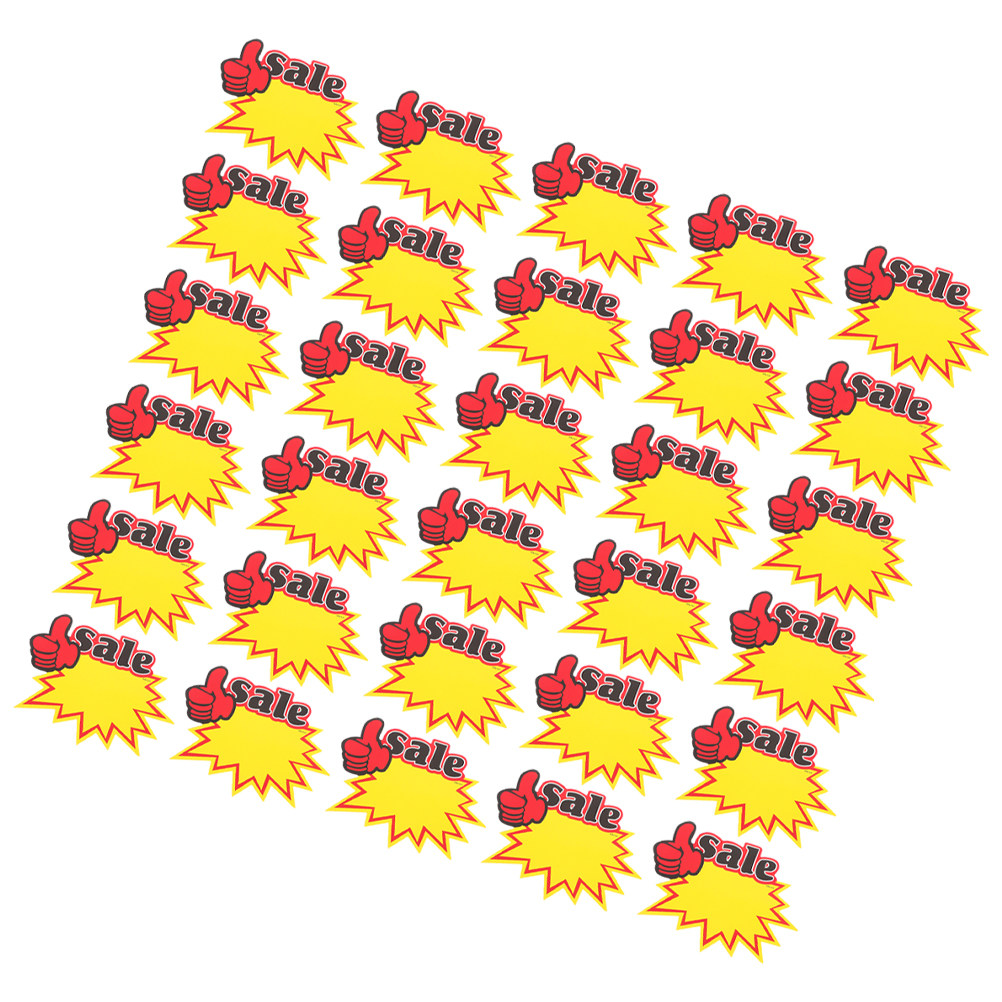 200 Etiquetas de Preço Amarelo - Yard Sign Blank avaliação e preço