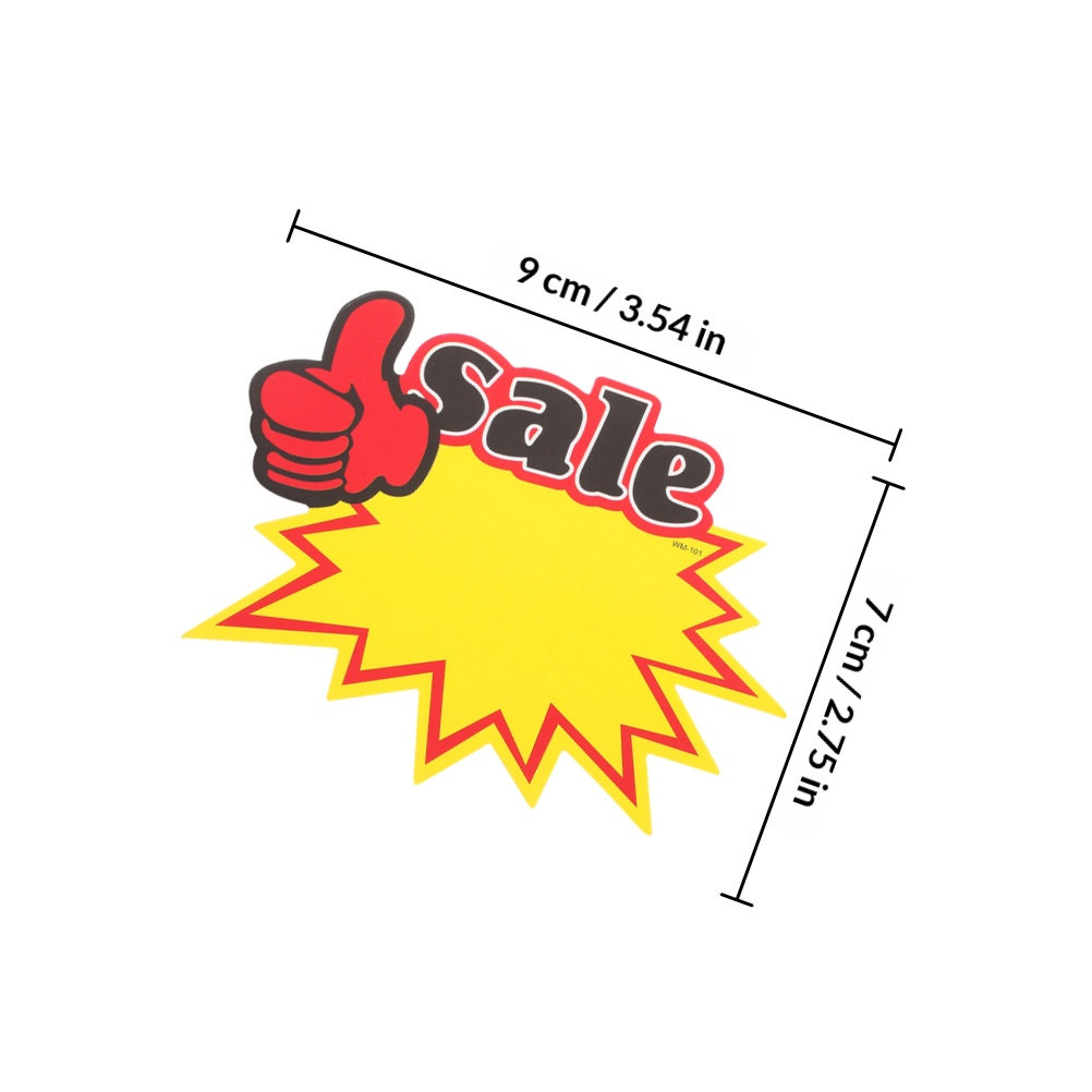 200 Etiquetas de Preço Amarelo - Yard Sign Blank avaliação e preço
