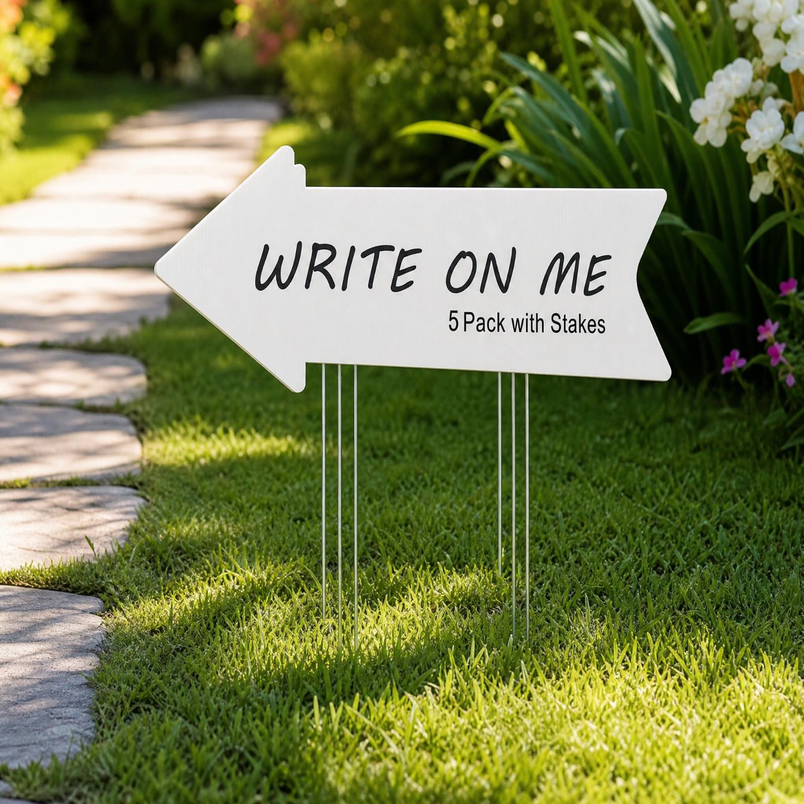 Placa de Jardim em Branco, Mar - Yard Sign Blank avaliação e preço