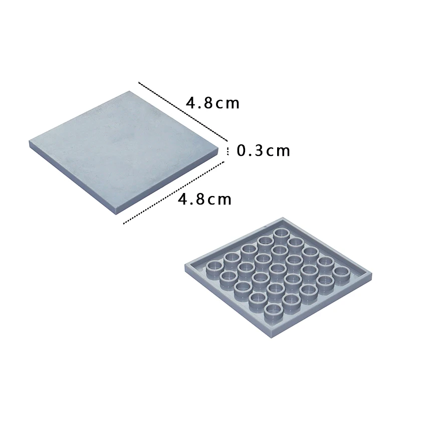 10 pçs moc montar partículas 1 - Ceramic Tile Blank avaliação e preço