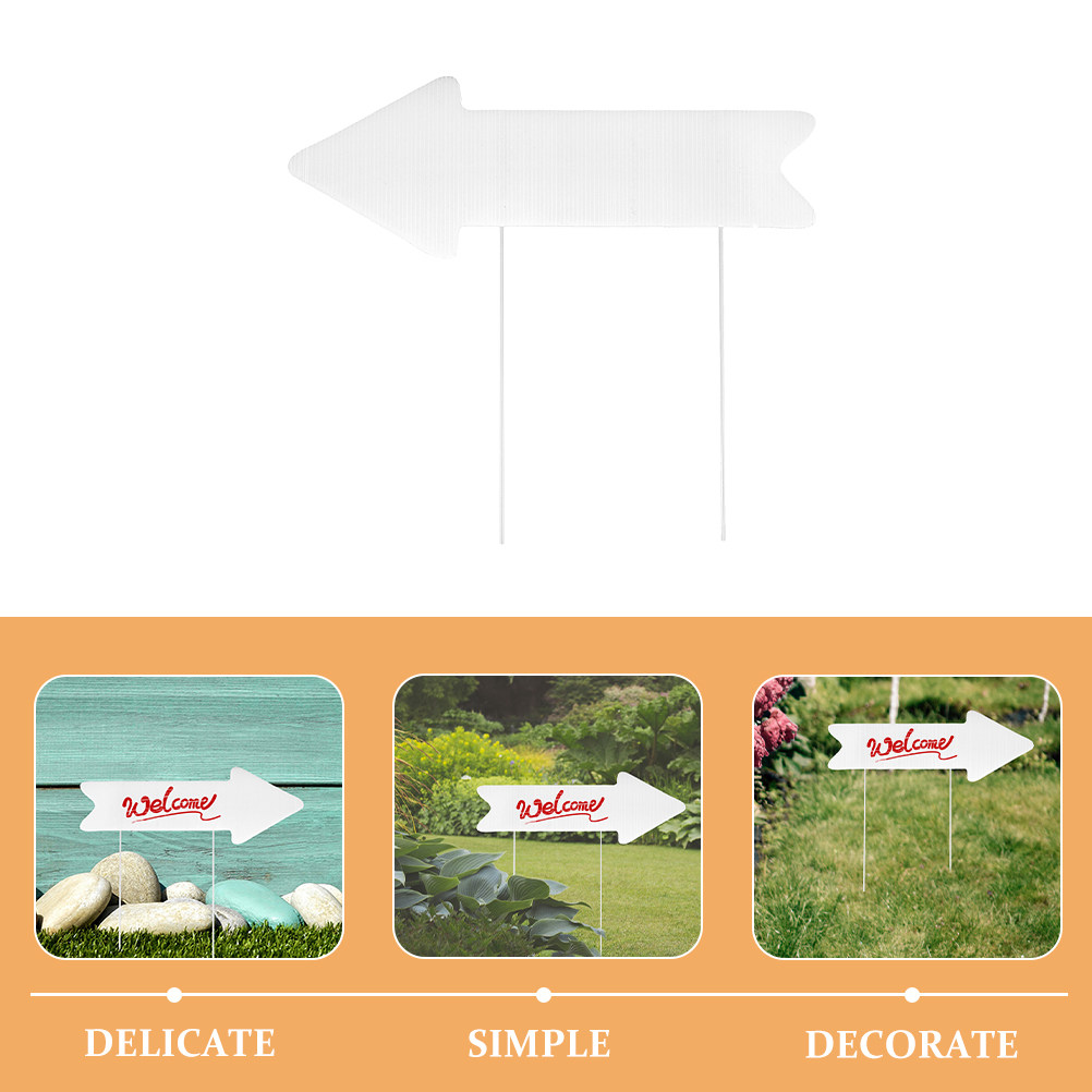 2 unidades de placas de jardim - Yard Sign Blank avaliação e preço