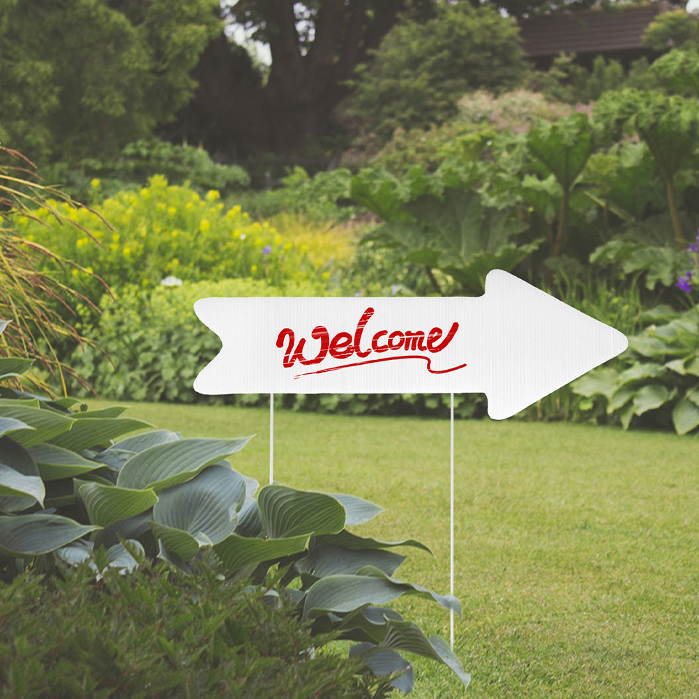 2 unidades de placas de jardim - Yard Sign Blank avaliação e preço