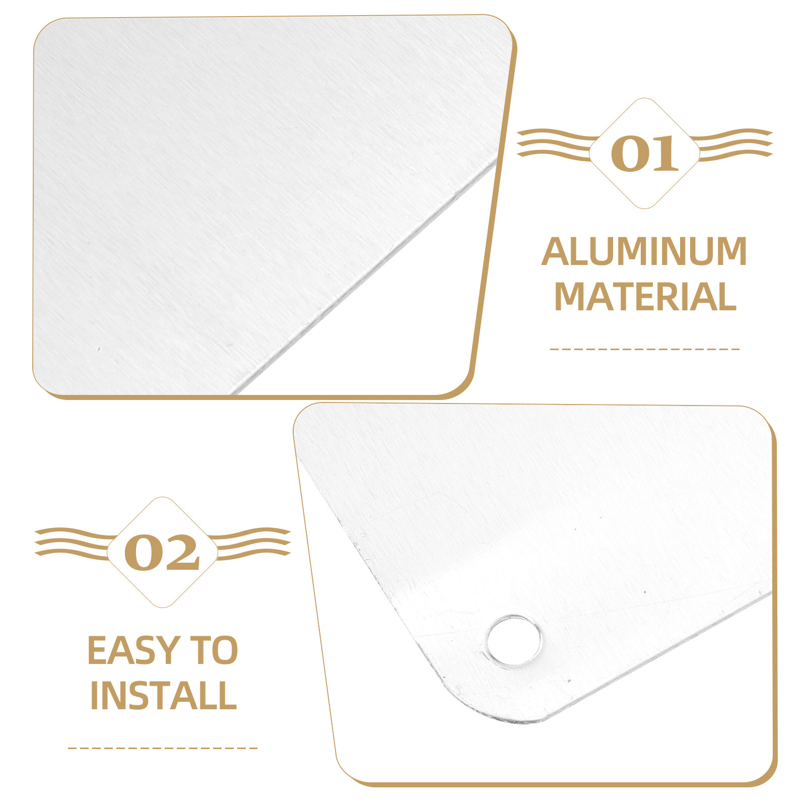 2 unidades de placas de alumín - Yard Sign Blank avaliação e preço