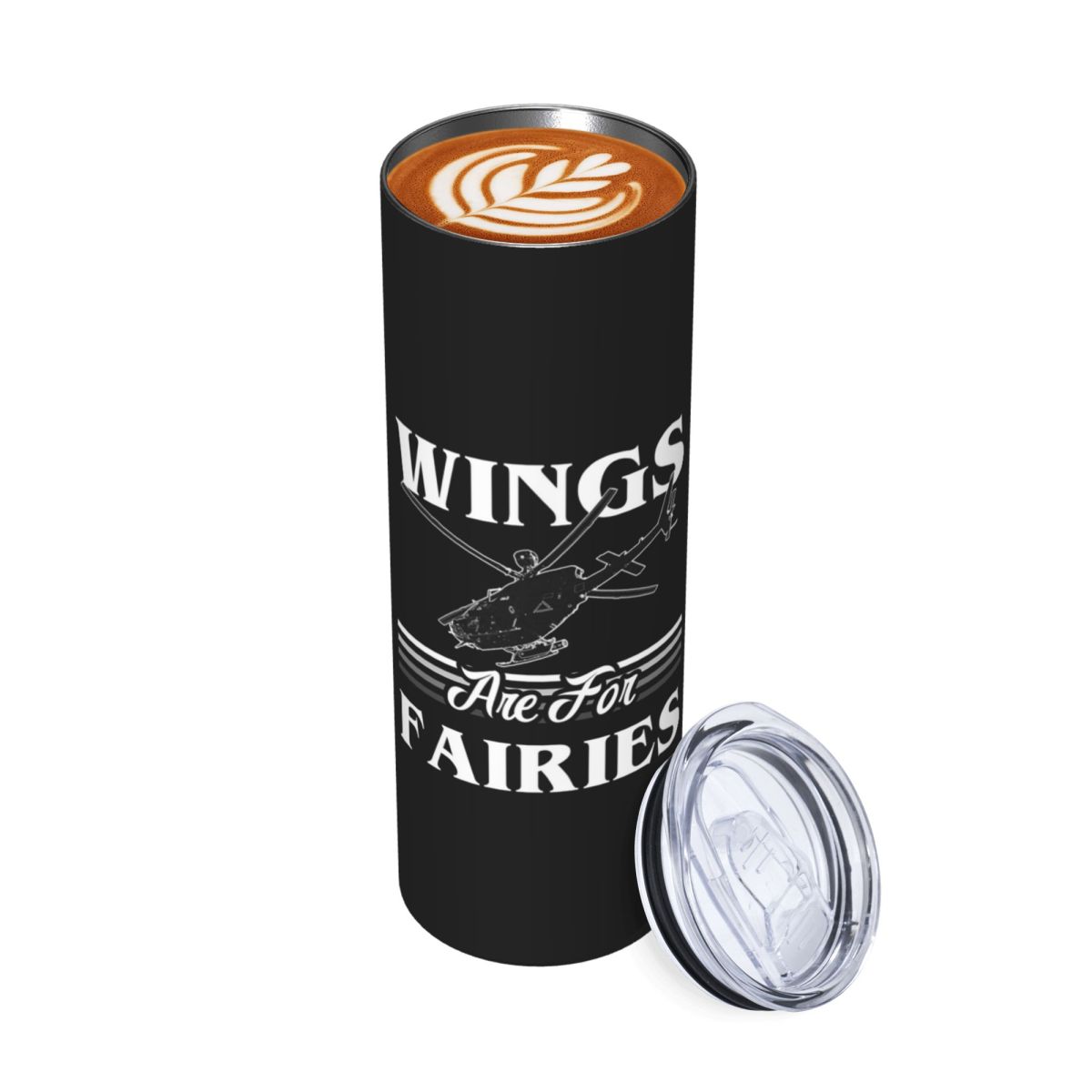 Asas São Para Fadas Piloto de  - Tumbler 20Oz White avaliação e preço