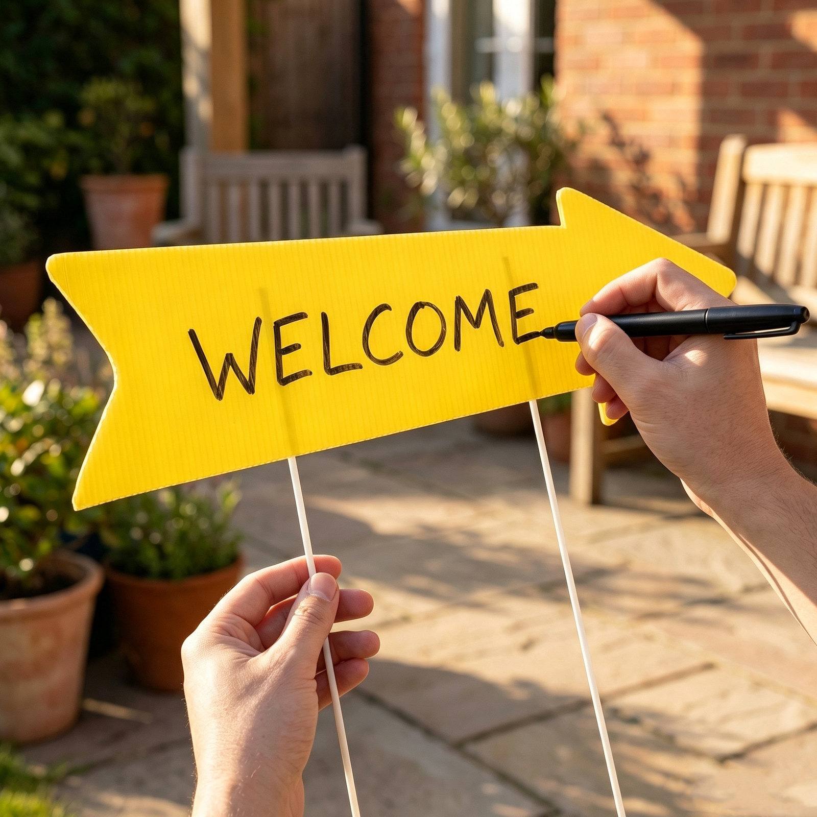 10 unidades de placas de sinal - Yard Sign Blank avaliação e preço