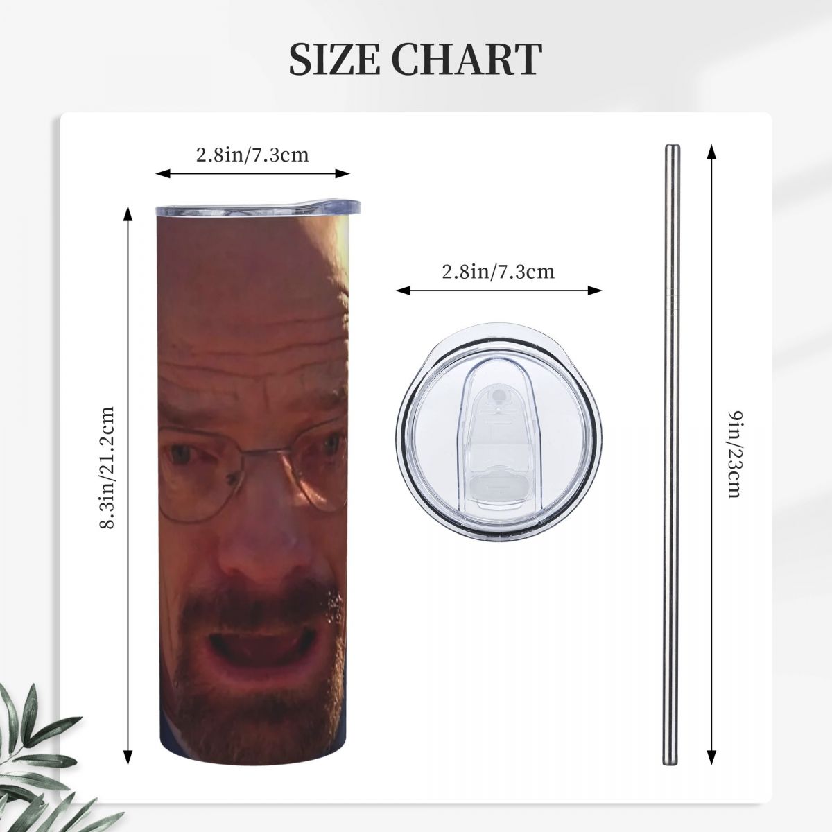 Copo Térmico Walter White Mem  - Tumbler 20Oz White avaliação e preço