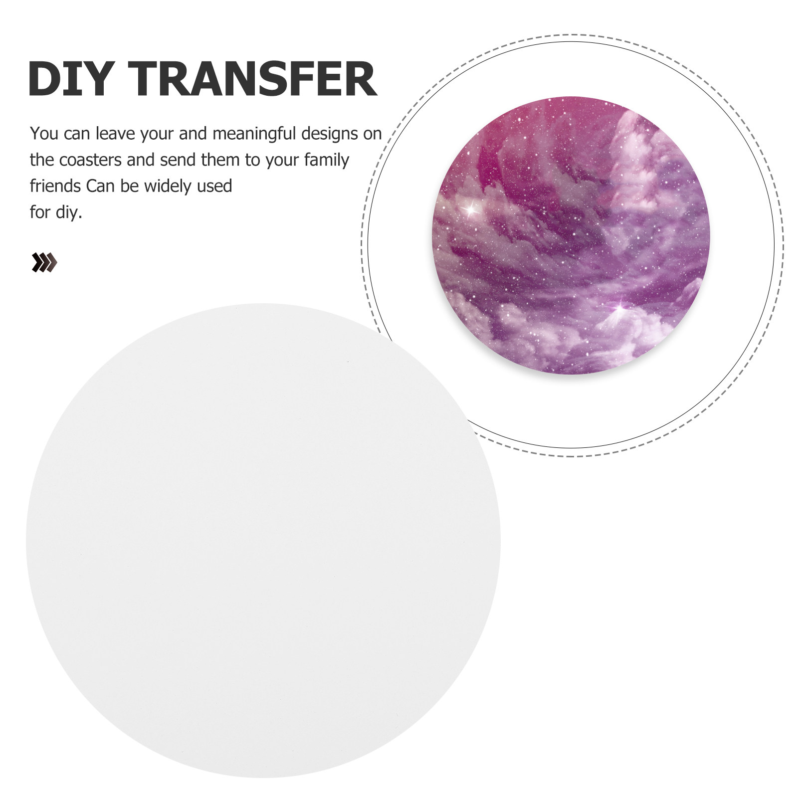 10 Conjuntos de Porta-Copos de - Coaster Sublimation Blank avaliação e preço