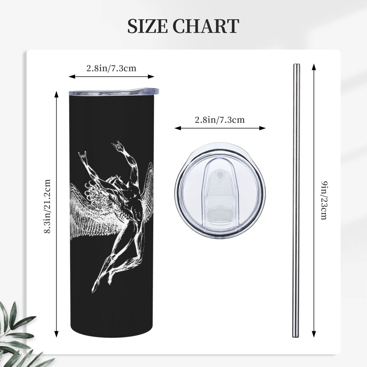 Icarus Throws The Horns - Whit - Tumbler 20Oz White avaliação e preço